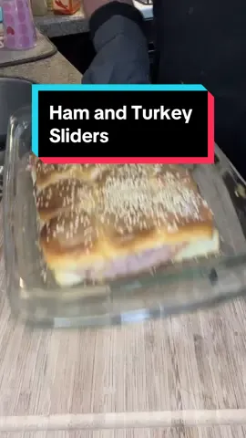 Ham and Turkey Sliders. If I can do it than so can you #sliders #hamsliders #turkeysliders #sandwich #easydinner #EasyRecipe #easymeal #cookingwithkids #cookingathometiktoktv #food #fy #fyp #foryou #cooking #cookingtiktok 