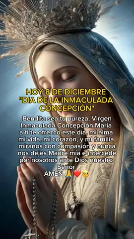 hoy 8 de diciembre dia de la Inmaculada Concepción #inmaculadaconcepcion @TikTok #8dediciembre 