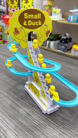Little Yellow Duck Climbs the Stairs, Lights and Music#toy 