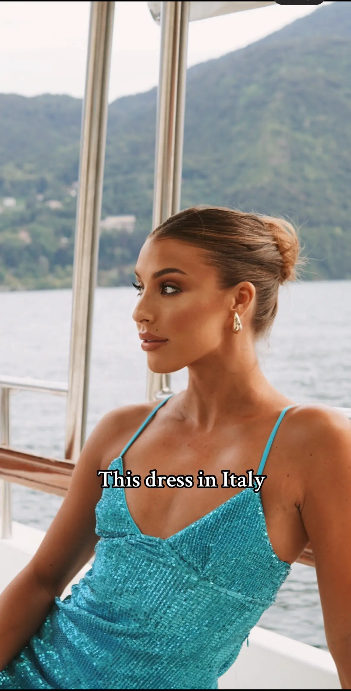 This dress >>🩵 #europesummer #italysummeroutfits #summerineurope #europetravel #italy🇮🇹 #italyoutfits 