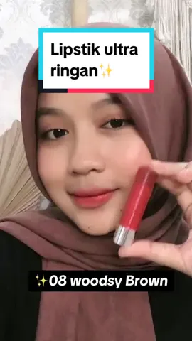 Lipstik ultra terringan✨#kamiabeauty #najmiabeauty #zonacantik #wardah #wardahcolorfit #wardahbeauty #wardahofficial #wardahultralightmattelipstick 