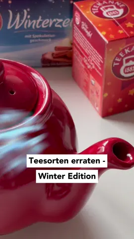 Blind-Taste-Test. 😎 Welche Sorte würdest du sofort erraten? 🤔 #challenge #teekanne #tastetest #wintertee 