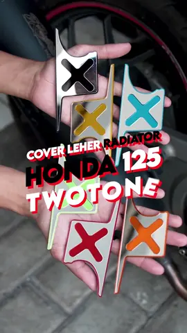 garnish cover leher radiator twotone honda 125 🤙✨ link produk cek bio! 😉 #nsaperformance #produkdarinsa #coverradiator #coverradiatornsa #honda125 #vario #honda 