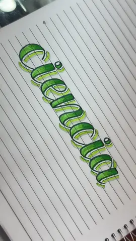 Ideia de título verde💚 #titulo #foryou #escola #lettering #estudos #voltaasaulas #voltaasaulas2024 #ideiadetitulo #tituloparacaderno #cadernoorganizado 