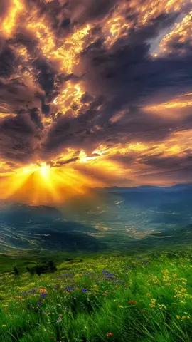 The magical nature #scenery #beautiful #sky #clouds #nice #sun #mountain #fyp #foryou #tiktok 