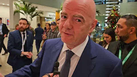 FIFA president, Gianni Infantino, told me basically what he told everyone; that it will be an incredible Copa America. While also selling the fact that there will be plenty of soccer in the USA in the next 3 summers!! #copaamerica #copaamerica2024 #conmebol #concacaf #usa #mexico #brazil #argentina #uruguay #colombia #ecuador #venezuela #paraguay #bolivia #chile #peru #gianniinfantino #infantino #soccertalk #footytalk #Soccer #footy #football #futbol #calcio #diegomontalvan