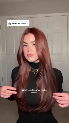 Replying to @shreya patel what i ask for when i get a haircut 💁🏻‍♀️#haircut  #layershaircut #faceframelayers 