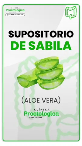 💚SUPOSITORIO DE SABILA #aloevera 💚 Para aliviar #hemorroides #fisuras #fistulas 🩸 y para dolores, molestias en la zona anal 🤗 🔥ALIVIAR LA ZONA #sabila #dramilagrosquinto #supositorio #aloevera #supositoriodealoevera #hemorroidesexternas #hemorroidesinternas #fisuraanalcrónica #clinicaproctologica #clinicaproctologicalima #peru #lima
