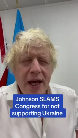 Boris Johnson SLAMS US Representatives for refusing to support Ukraine in its war against Russia. He says it will lead to more mass migration. #borisjohnson #boris #johnson #ukraine #ukrainewar #ukrainewarrussia #russia #putin #vladimirputin #congress #houseofrepresentatives #fyp #news #dailymail 