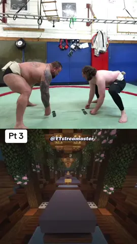 Part 3 | World’s strongest Man  vs Sumo Champion #fyp #xybca #trend #eddiehallbeast #sumochampion #challange #strongestman 