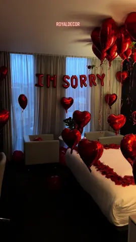 The BEST Apology 🥹 #ifhewantedtohewould #imsorry #fyp #surpricedecoration #imsorrydecor #foryou #princesstreatment #couplegoals #rd #RD #royaldecor #royaldecoruk 