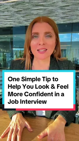 Try it for yourself  Put your hands in your lap and then sit up straight and put your hands on the table.  Which non-verbal communication conveys more confidence?  How do you feel with your hands in your lap vs your hands on the table?  Taking up space has been proved by scientists to make you not only look more confident but you also FEEL more confident  #themoreyouknow💫 #bodylanguagesecrets #jobinterviewtips #howtobeconfident #careeradvice #careers #interviewtipsandtricks #careercoachtok 