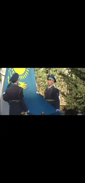 Anthem Of Republic Kazakhstan & Flag Raising Ceremony #fyp #foryoupage #kazakh #kazakhstan #kazakhssr #ussr #cccp #anthem #military 