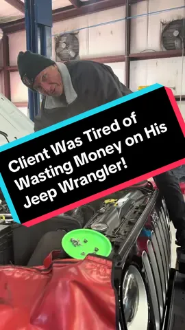 Quick and easy diagnosis and a happy client who had wasted a lot of money! #jeep #automotive #mechaniclife #diagnosis #cartok #mechanic #jeepwrangler #jeeplife #fyp #foryou #viral #stitch #autorepair #technician #fix 
