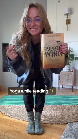 Booktok meets yogatok! Grab your favorite book and try some light stretches while reading.  Who is reading fourth wing?! @swordsandsmut I’m in love with this book 🤍 #yogaeverydamnday #yogaeverywhere #BookTok #fourthwing #yogainspiration #reading #fyp #fitnessmotivation #stretching