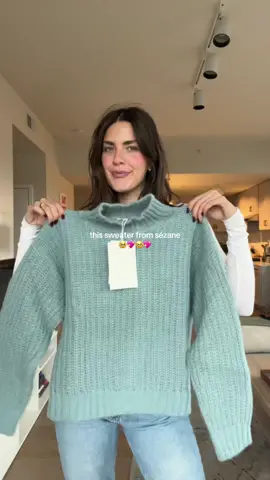 its so cozy and i am obsessed with the color @Sézane 🥹 #sezaneontheroad #sezanesweaters #fallfashion #sweaters #OOTD #sezane #cozyoufit #OOTD #ootweek #outfitinspo #microinfluencertiktok #microinfluencer 