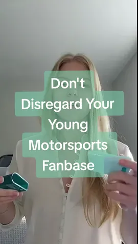 Don't treat young motorsports fans like they are disposable. It's something I see happening more and more and it's so frustrating  #dailyf1thought #motorsports #indycar #formula1 #formulae #nascar #f1brands #f1teams #f1 #f1media #motorsportsmedia 