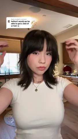 Replying to @aliyah hair 360!!!! sorry im late <3 #wolfcut #layers #shortlayers #shorthair #hair360 #wolfcutlayered 