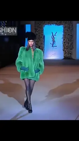 #NaomiCampbell for #YSL SS #2002 | #fashion #SuperModel #Runway #catwalk #modeling #fyp #00s #saintlaurent 