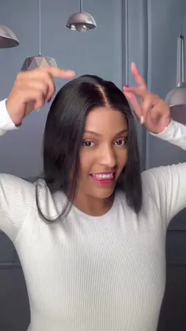 Ready? Go! Beginner friendly glueless lace wig install so easy 👌🏾 #wigs #wiginstall #readygo #westkiss #gluelesswig #wakeupandgohair #humanhair 