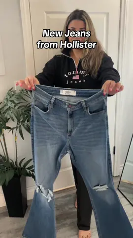 Sound on besties🔉#newjeans #widelegjeans #weightloss #curvyjeans #denim #hollister #hollisterjeanscheck 