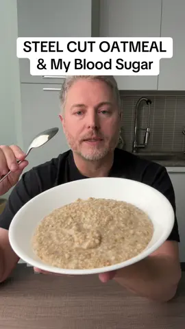 Steel cut oatmeal and my blood sugar. How does it affect my glucose levels? #oatmeal #bloodsugar #glucoselevels #insulinresistant1 