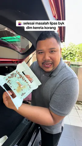 serius semua lipas lipas tu tertipu ingat ada open  house dlm kereta . Sekali terkena perangkap #rumahlipas #perangkaplipas #lipaskereta Rumah untuk perangkap lipas..