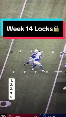 Best Bets For Week 14 Of The NFL Season🔒#nfl #fantasyfootball #fantasyfootballtips #fyp 