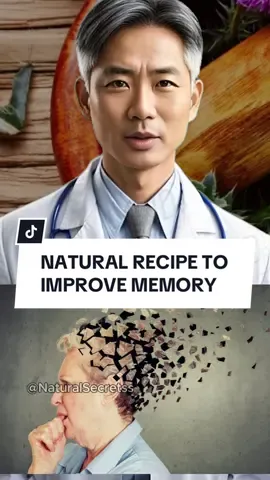 NATURAL RECIPE TO IMPROVE MEMORY 🧠 #naturalremedies #naturalsecrets #improvememory 