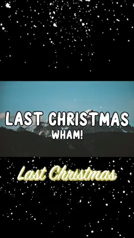 Last Christmas - Wham!  (Sped up)   #lastchristmas #wham #spedup #speed #lyrics #christmas #giangsinh #xmas #noel #xuhuong #viral 