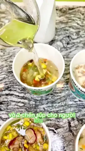 Review Soup Cháo Sấy Thăng Hoa Cùng Chế Biết Nấu Ăn #aninstantfood #saythanghoa #chao #soup #anlien #ananholdings