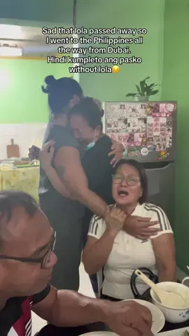 My mom didn’t know i’m coming home to lola’s wake. We will miss you nanay! #surprised #surprisedmom #familyreunited #ofwsurprise #ofwlife #pasko #momsurprise #christmassurprise 