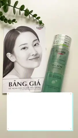 Eucerin Nước Tẩy Trang Dành Cho Da Dầu Mụn Nhạy Cảm❤️#eucerin #taytrang #dadaumunnhaycam #duocmypham #chinhhang #tikokawards #xuhuong #viral 