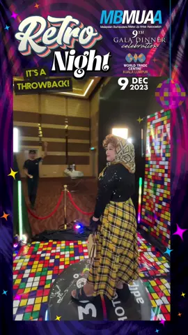 1st time join dinner.. #makeupartistmalaysia #mbmuaa #mbmuaaretro2023 #mbmuaaretro #dinner #temaretro #retro #fyp #viral #tiktok #camera360 