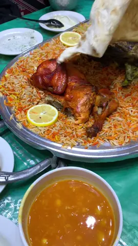 صارلي 5 ايام ما ماكل  #اكل #مندي_لحم #لذيذ 