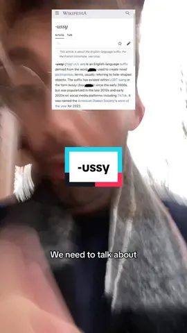 your daily etussy  #etymology #linguistics #language #ussy #slang