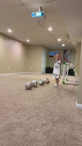 Mini Goal Rebound Challenge💥⚽️🦁 #Soccer #soccerskills #soccertraining 