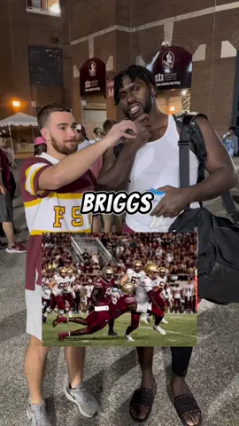 Florida State defensive lineman Dennis Briggs talks about his favorite NFL player growing up and more #floridastate #fsufootball #floridastatefootball #espn #CollegeFootball