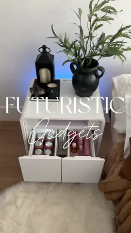 🤍💤🥶 This night stand is an absolute game-changer… what can it NOT do???  #amazon #amazonfinds #amazonmusthaves #amazonhome #amazonfinds2023 #smartnightstand 