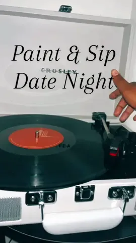 Sip and paint date night @ home❤️. #fyp #athomedatenight #dateideas 