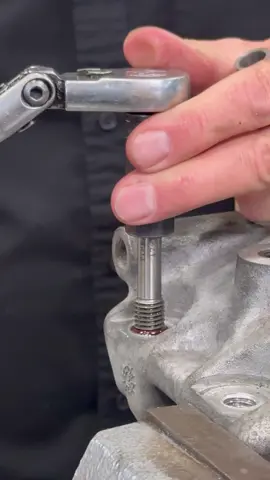 The best way to repair damaged threads - why we use Time Sert over Heli coil #autoshop #autorepair #carrepair 