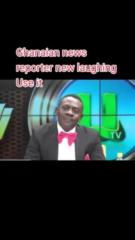 Ghanaian news reporter new laughing use it#utvghana #akrobeto @UTV Ghana @Akrobeto