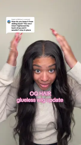 Replying to @Melissa Here’s an update on how I keep my glueless wig in place. It’s still holding up perfectly + I still stand on my original thoughts— GLUELESS IS THE ONLY WAY FOR MEEEE✨✨ #gluelesswig #gluelesswiginstall #oqhairglueless #oqhairreview #gluelesswigreview 