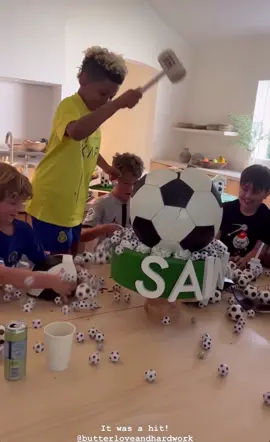 What a cool birthday ! Saint West is 8 years old 🥳🎂 #saintwest #Soccer #birthday #kardashians #kimkardashian #kimandnorth 