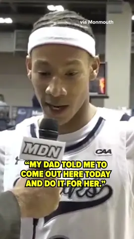 Jakari Spence did it for his late grandma 💙 #collegebasketball #cbb #jakarispence #buzzerbeater #gamewinner 