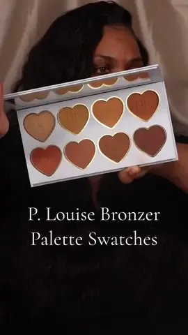 Replying to @Nani💋 P.Louise Wrap It Up bronzer palette is perfect for a makeup artist and also as someone who loves doing a lot of steps using one product. This is eyeshadow, transitions, bronzer, lip contour, corrector to deepen lr lighten a powder, etc. #fyp #makeupswatches #BeautyTok #makeup #beauty #bronzer 