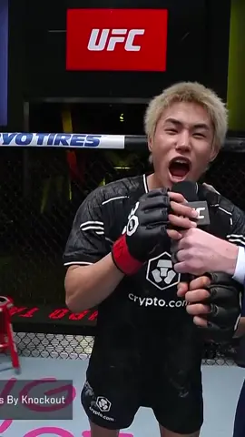 He’s happy 🥹 #tatsurotaira #UFC #mma 