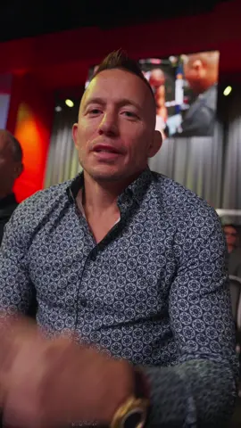 LEGEND IN THE BUILDING 😮‍💨 #georgesaintpierre #UFC #mma