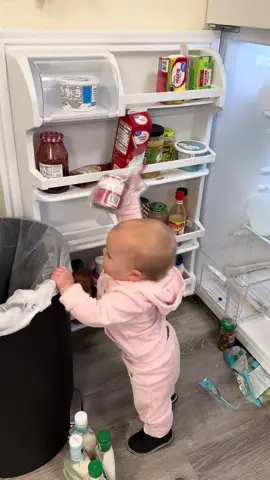 Organize your fridge in a way that works for you #fyp #brokemom #sahm #nestmas 