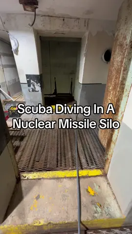 Valhalla is a decommissioned nuclear missile silo. That water is 108’ deep and a constant 58°. The video really doesn’t show the scale! Such a cool experience with some great dive buddies! #scuba #scubadiving #scubadive #scubadiver #scubalife #scubadiverslife #scubadivers #scubadiverlife #scubaphoto #Scubalove #scubajunkies #Scubagram #DiverInTheRedMask 